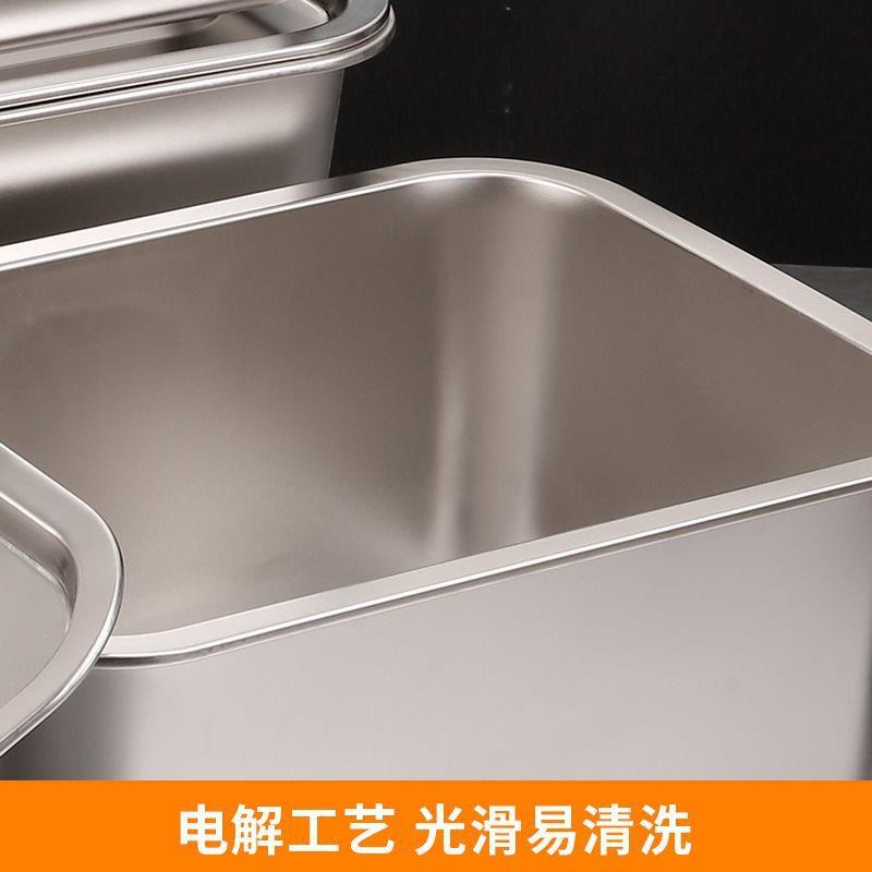 TX锈钢米桶不PXD长方形家用四方斤桶面粉米缸带斤防盖虫防