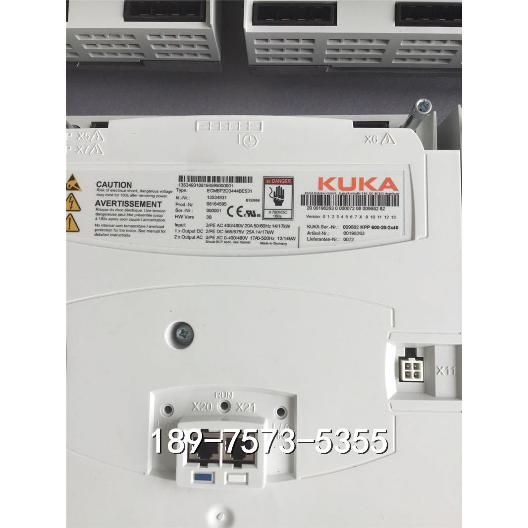 KUKA机器人驱动源KP电P600-20-2TMIX40,00-198-263