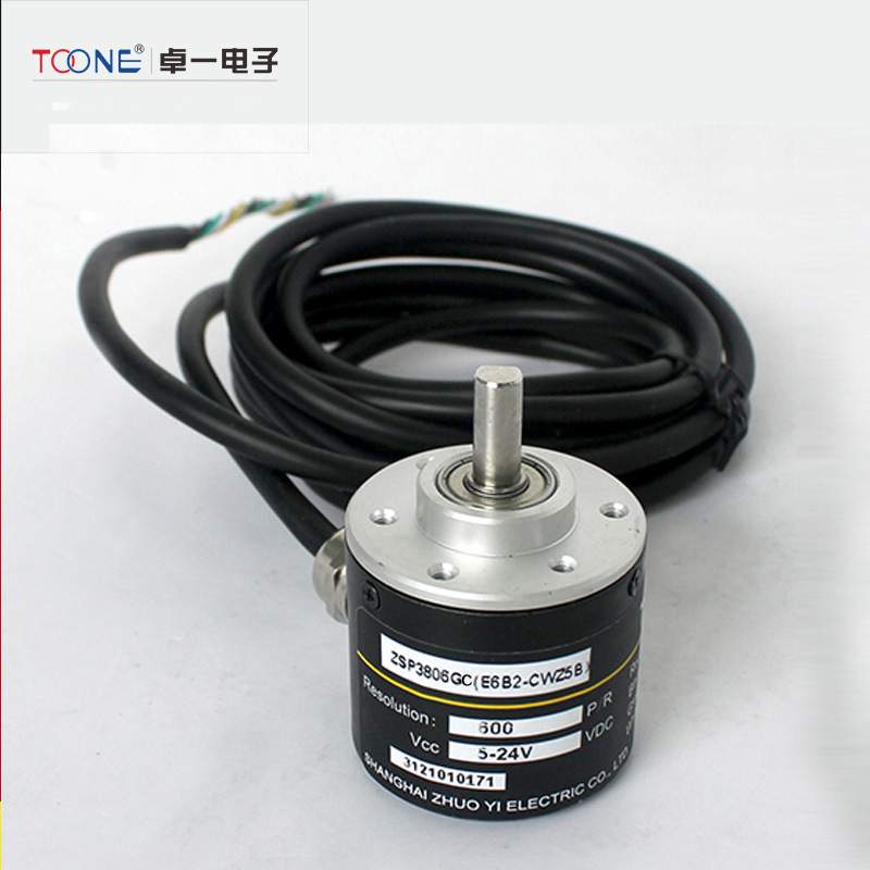 现货供应卓一ZSP3806GC替代E6B2-CWZ6C开路输出ABZ光电旋转编码器