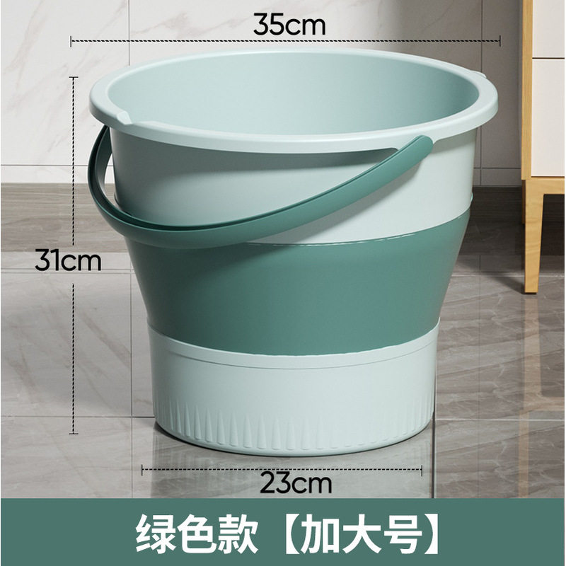 便携可折叠水桶钓鱼桶学生桶宿舍洗漱桶车载收纳桶户外手提折叠桶