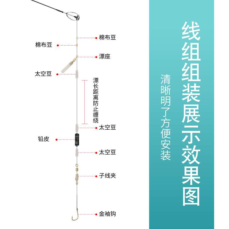 滑漂路亚竿套装全套大导环路滑竿L调碳素直柄微物路亚竿威海