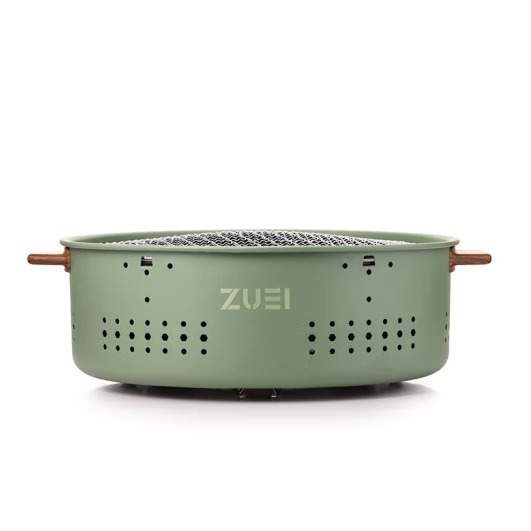 卓一生活 乐逸户外碳烤炉 ZY-2402L 绿色 分体式设计