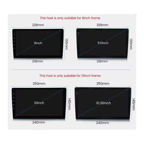 9.5寸全贴合车载导航2K QLED Car stereo universal navigation