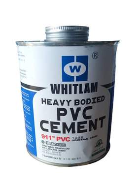 UPVC化工级专用胶 911胶工业管胶水 灰色粘稠环保级 946 473ml