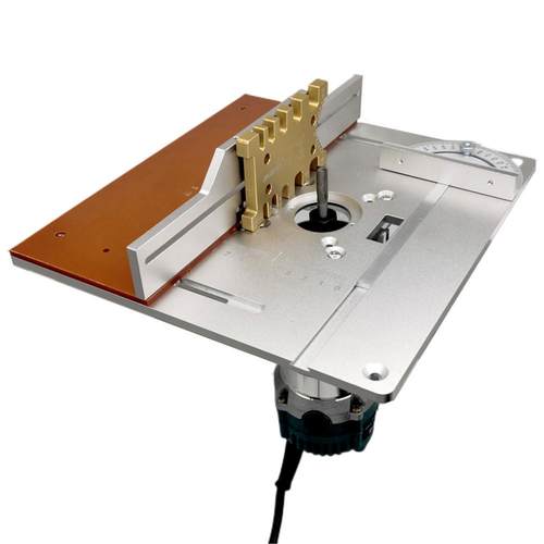 木工电木铣倒角修边机倒装板多功能升降工作台开榫卡规雕刻机