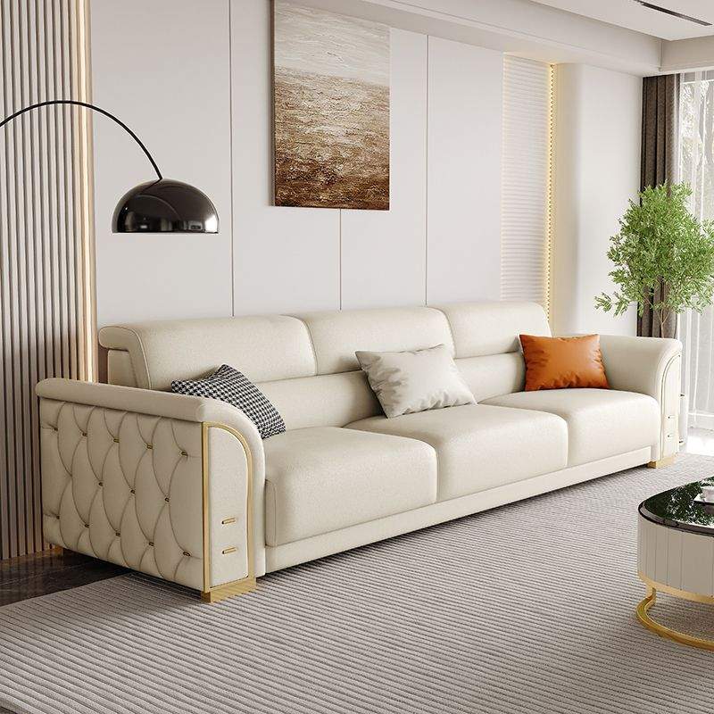 意式轻奢真皮沙发客厅沙发简约现代高端奢华欧式别墅大小户型直排