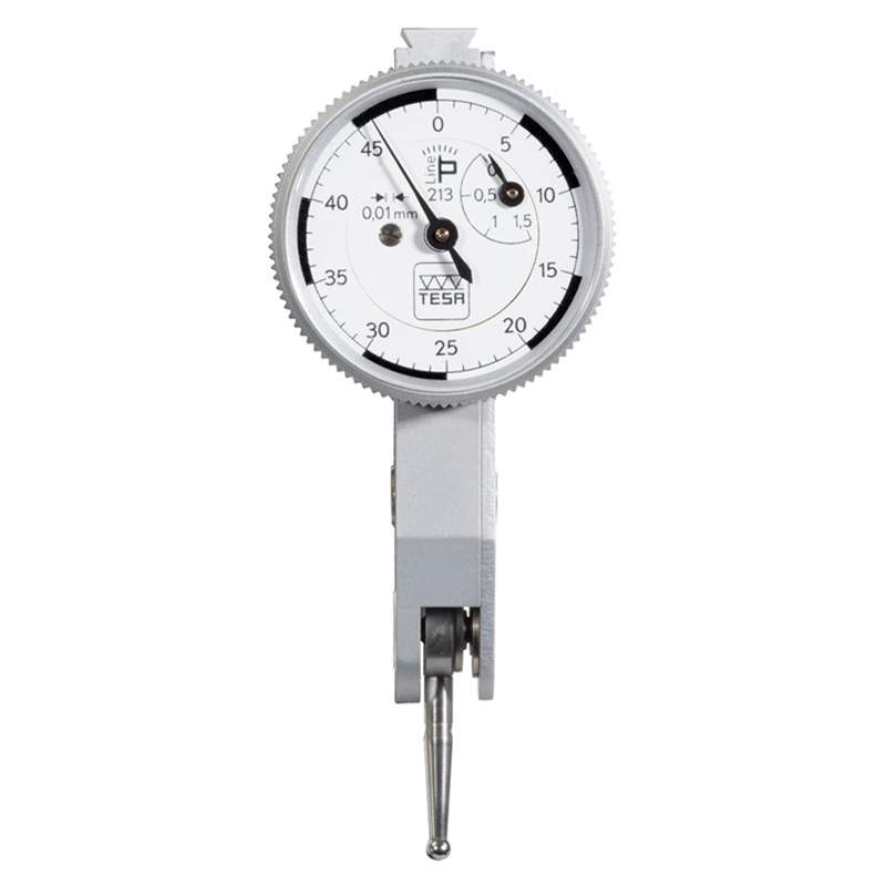 瑞士TESA大量程杠杆百分表0-3mm大行程杠杆千分表1.6/0.001mm校表