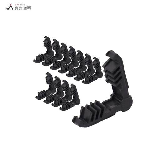 中空玻璃插角塑料插脚铝隔条连接转角配件L型角码中空铝条拐角