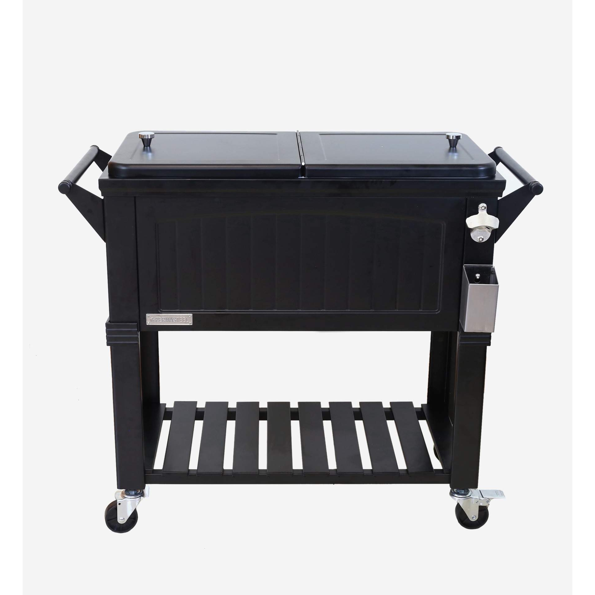 供应保温箱推车款保温箱 仿古复古保温箱 可定牌 80QT COOLER
