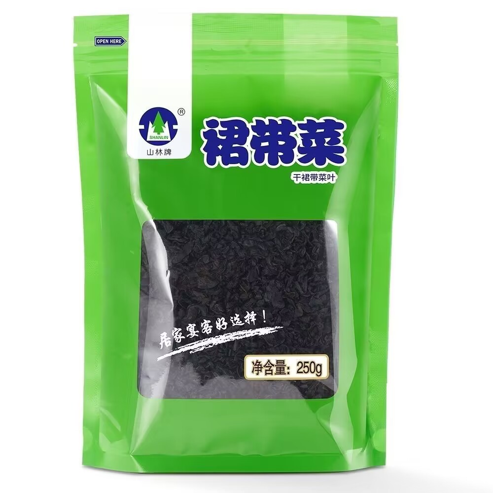 山林牌裙带菜250g海藻类干货裙带菜螺旋藻海木耳嫩海带苗