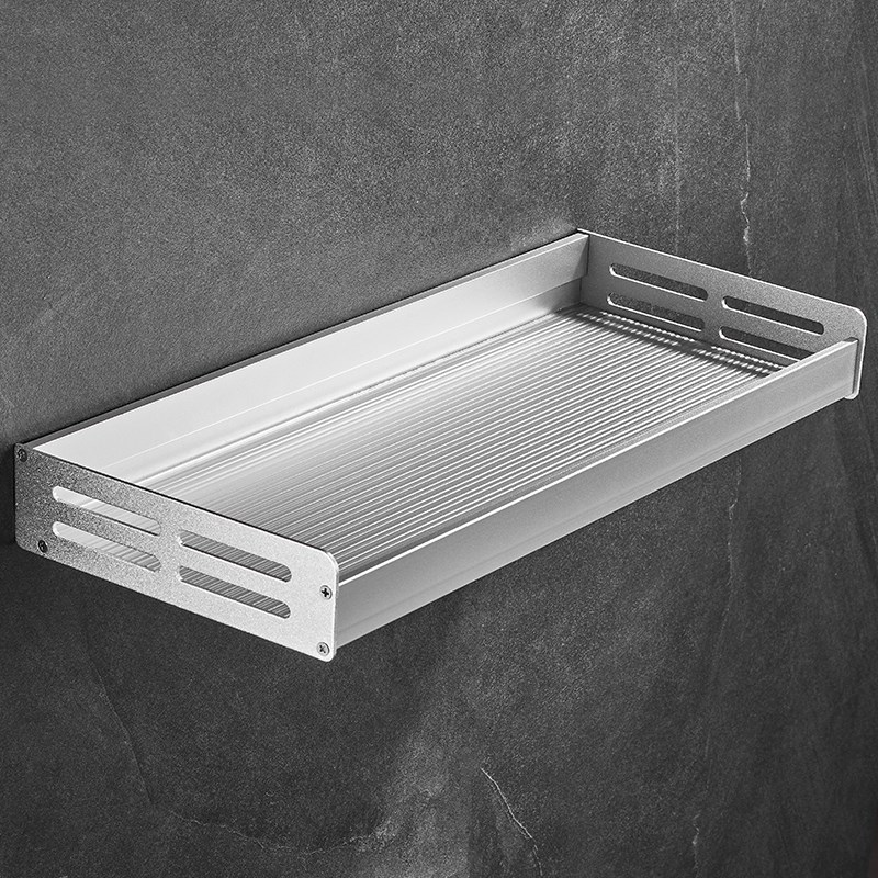 厨房置物架子加宽家用多功能调味品壁挂打孔墙上调料收纳架带护栏