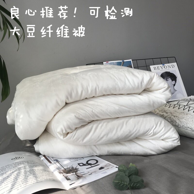 春秋大豆纤维被薄被蛋白r空调夏被芯保暖冬被贴身被胎双人床上用