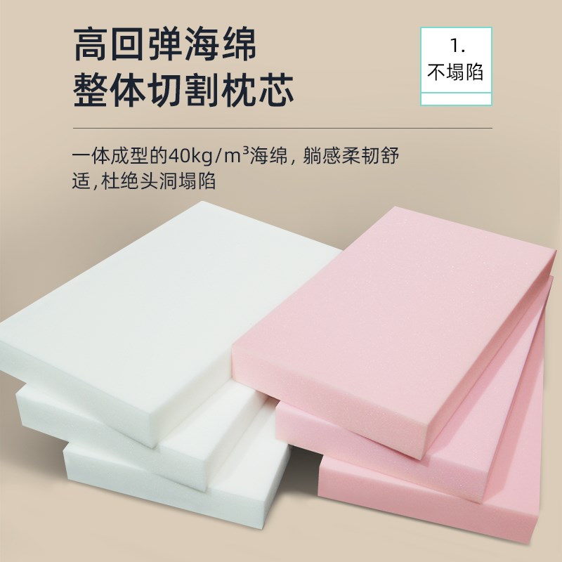 美容床枕头美容院专用防塌t美睫按摩头枕带圆柱长方形小枕头垫枕