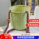 儿童背篓竹编筐有背带采摘茶叶篮手工编织筐外出小号装 水果箩筐