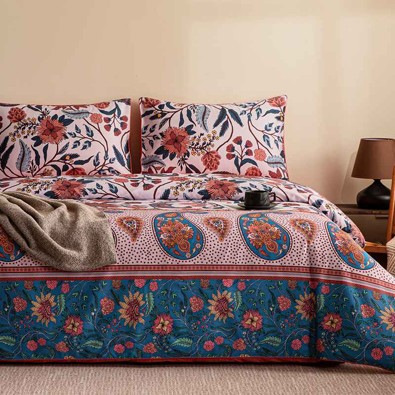 ALICE'SA类贡缎长绒棉四件套