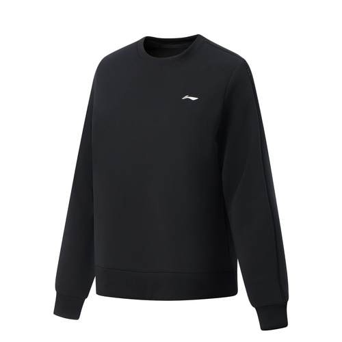 李宁正品健身系列女子宽松透气运动训练套头卫衣套头衫AWDV962