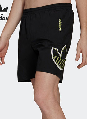 Adidas/阿迪达斯正品三叶草男子运动休闲舒适宽松短裤HE4684