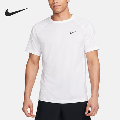 Nike/耐克正品新款男子运动透气休闲圆领简约短袖DV9816-100
