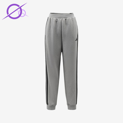 Adidas/阿迪达斯正品儿童束脚系带条纹休闲运动长裤LD3804