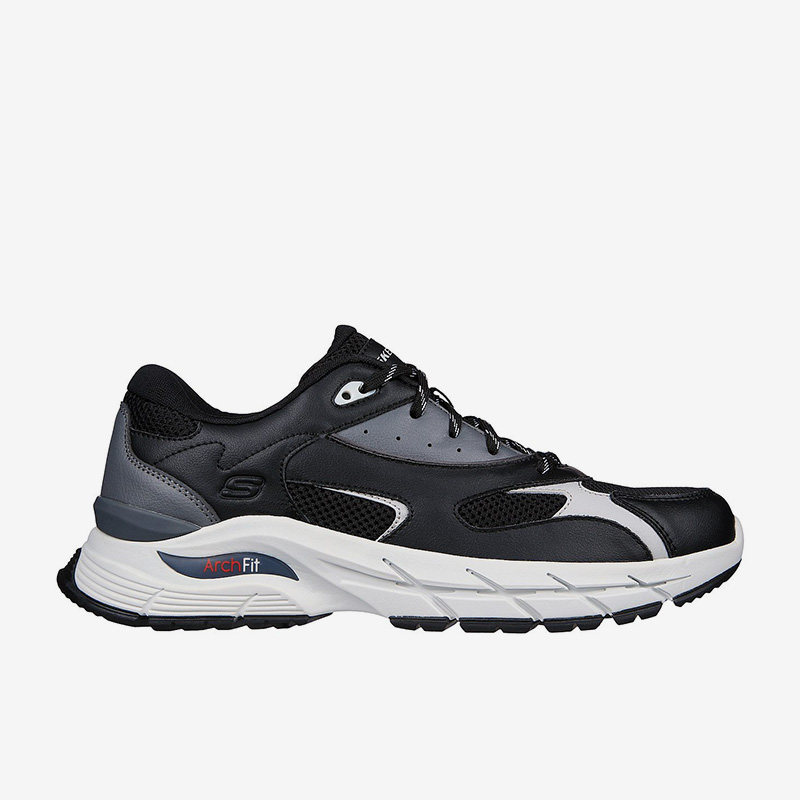 Skechers/斯凯奇正品ARCH FIT BAXTER复古休闲男子透气运动鞋