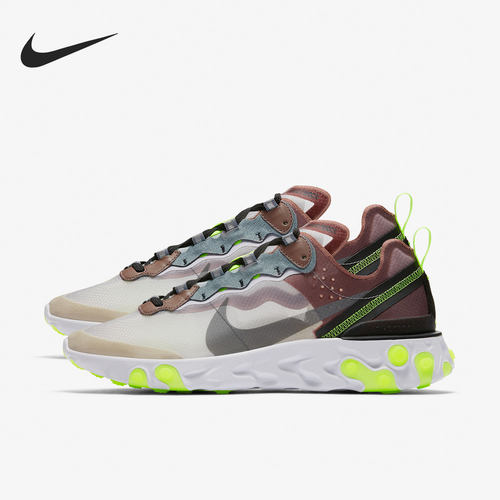 Nike/耐克正品React Element 87男子运动跑步鞋AQ1090-002