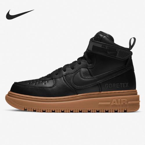Nike/耐克正品男士圆头合成革包裹性防滑高帮板鞋CT2815-001