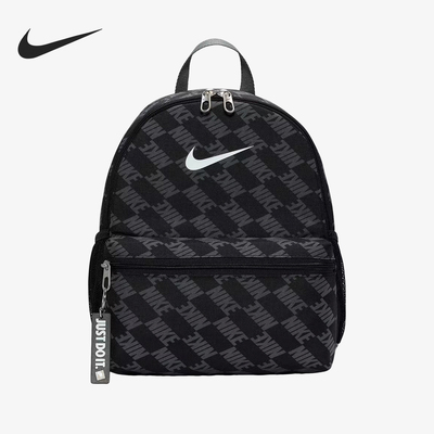 Nike/耐克正品2025年秋季儿童运动满印花双肩包HV6481-010