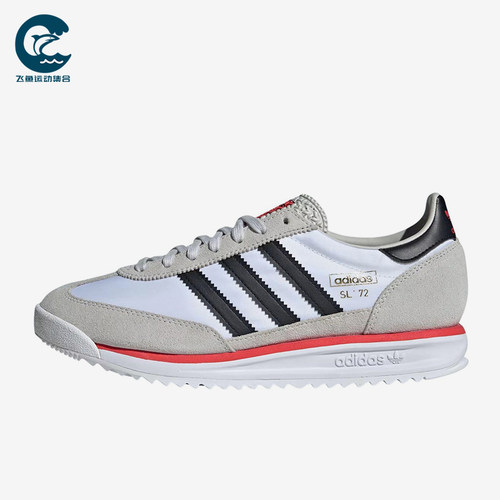 Adidas/阿迪达斯正品SL72男低帮网面拼接麂皮运动鞋JS0746