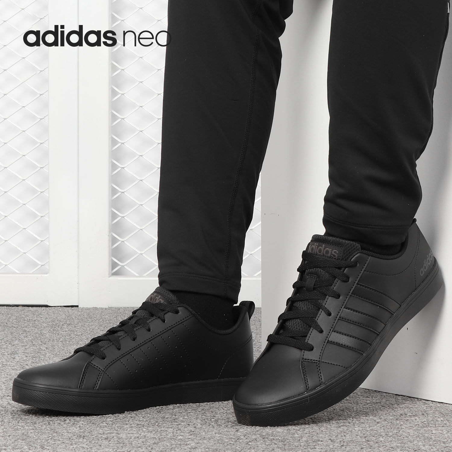 Adidas/阿迪达斯正品 NEO 男子三条纹低帮时尚运动休闲板鞋B44869