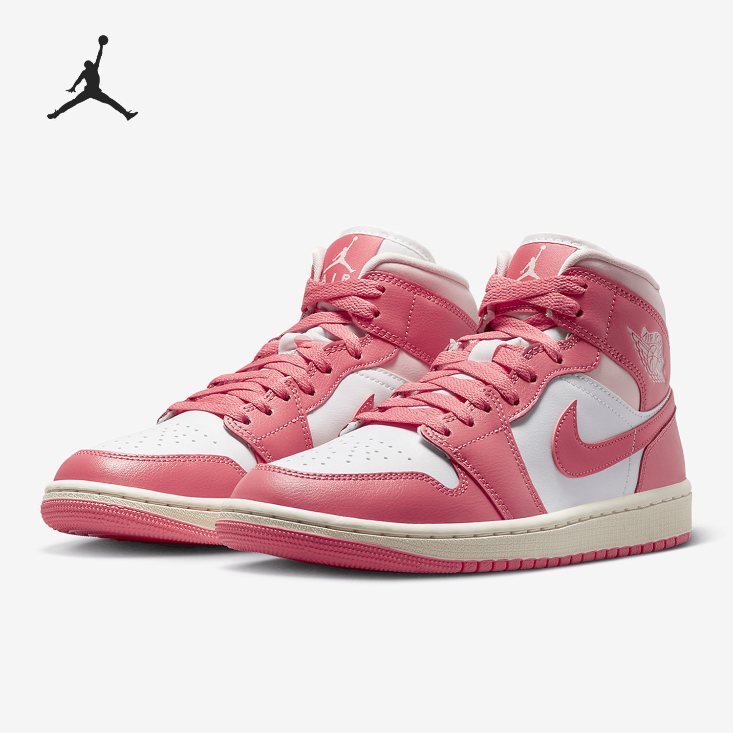 Nike/耐克正品Jordan 1 Mid 女子系带运动休闲鞋BQ6472-186,运动鞋new,运动休闲鞋,淘宝优惠券,粉丝福利购,淘宝优惠卷