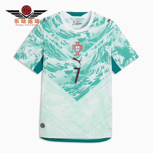 Puma/彪马正品夏季男士运动吸湿排汗套头足球短袖T恤788145-77