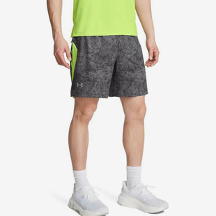 安德玛正品 1378869 Launch 梭织透气训练运动短裤 025 Elite男士