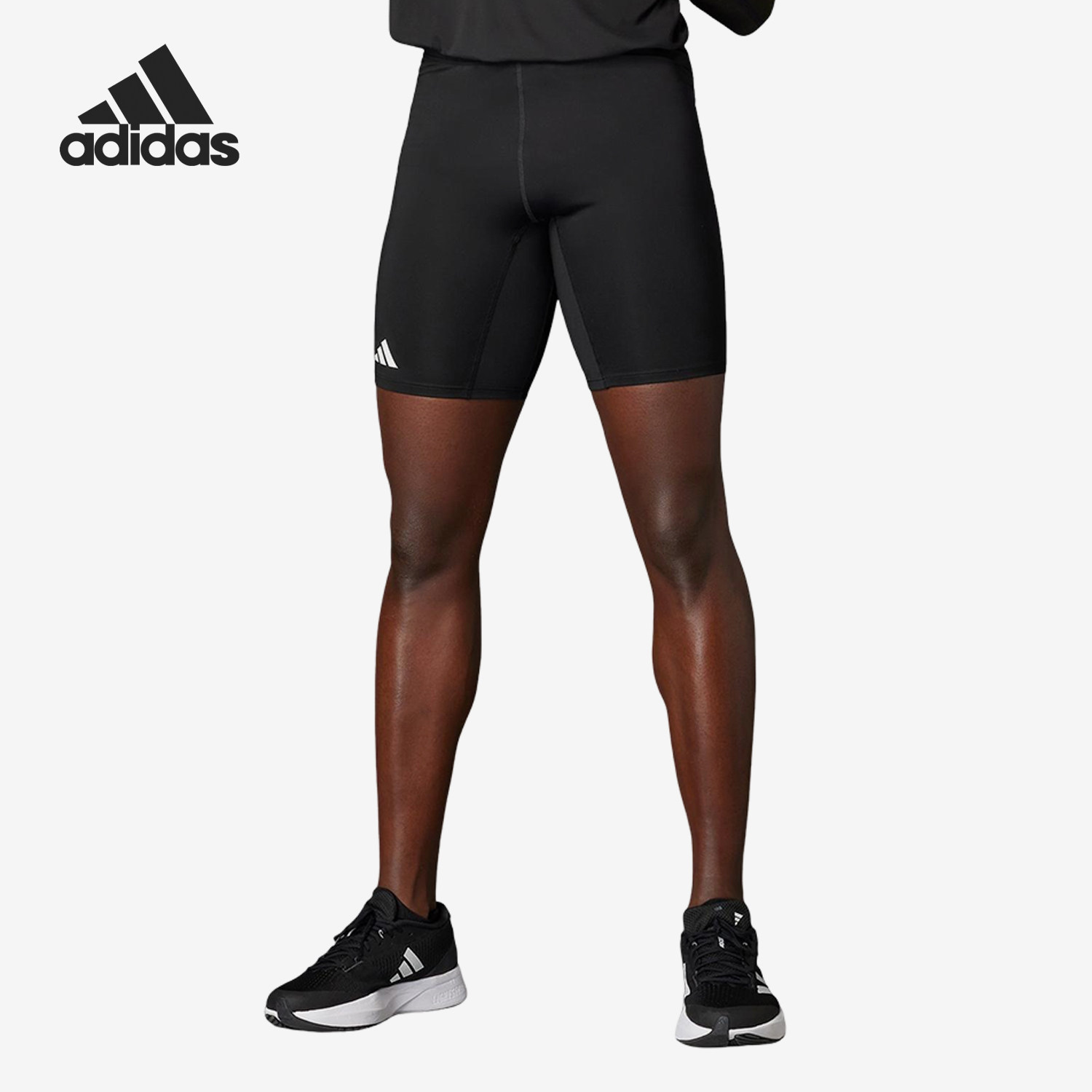 Adidas/阿迪达斯正品夏季男士跑步中腰经典紧身运动短裤IY5511