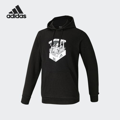 Adidas/阿迪达斯正品新款CHINA SHOEBOX H男子运动连帽卫衣GS7692