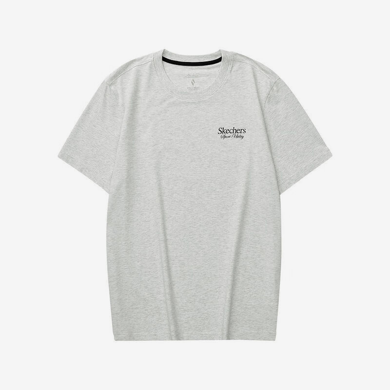 Skechers/斯凯奇正品2024新款男士宽松潮流运动休闲短袖T恤