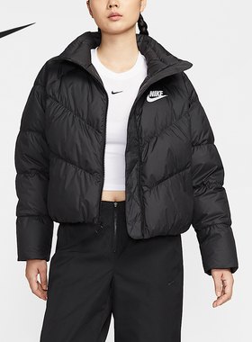 Nike/耐克正品冬季女士短款立领保暖运动休闲羽绒服IB2964-010