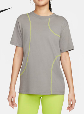 Nike/耐克正品夏季女子健身圆领透气运动短袖T恤 DM6370-029