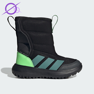 Adidas WINTERPLAY小童加绒保暖高帮雪地靴JQ2630 阿迪达斯正品