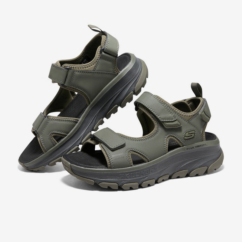 Skechers/斯凯奇正品当季男子新款户外厚底休闲轻便凉鞋,运动鞋new,运动沙滩鞋/凉鞋,淘宝优惠券,粉丝福利购,淘宝优惠卷
