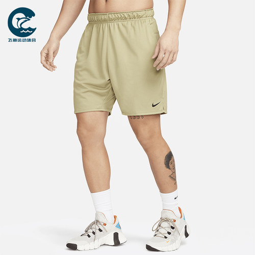 Nike/耐克正品2025男士耐穿松紧腰透气印花休闲短裤FB4197-276