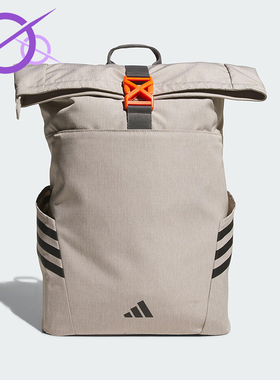 Adidas/阿迪达斯正品ROLLTOP男女大容量经典运动双肩背包KC0269