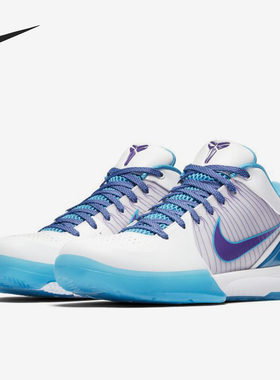 Nike/耐克正品Zoom Kobe 4男士减震系带实战篮球鞋AV6339-100