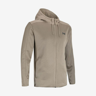 复古拉链连帽夹克外套1378824 男子经典 2025新款 299 安德玛正品