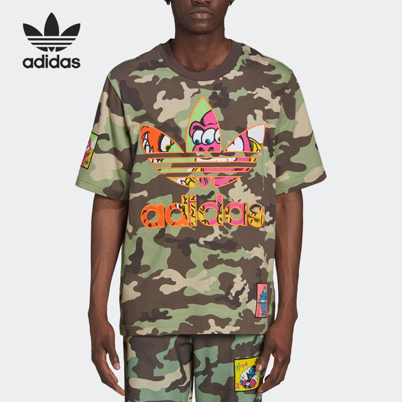 短袖男子T恤Adidas/阿迪达斯休闲