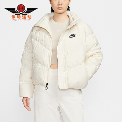 Nike/耐克正品冬季女士保暖日常休闲短款立领羽绒服IB2964-110