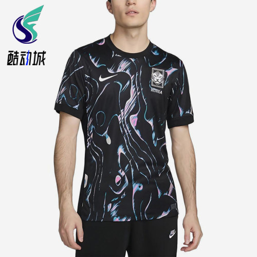 Nike/耐克正品Stadium Away男士圆领满印足球套头球衣FJ4281-010