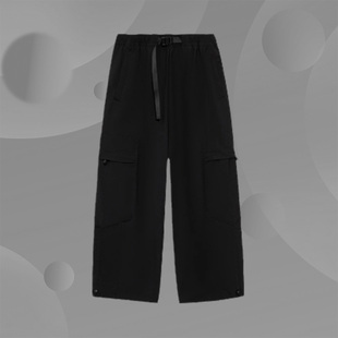 直筒宽松运动长裤 李宁x成龙功夫系列长裤 新款 春季 AKXS131 男子正品