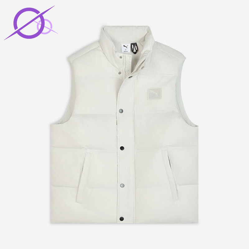 Puma/彪马正品WINTERIZED男士保暖简约休闲立领羽绒马甲635755-05