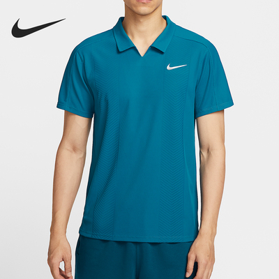 Nike/耐克正品NikeCourtSlamDri-FITADV网球经典POLO衫HM6753-301