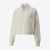 彪马正品 休闲POLO衫 秋季 女子翻领半拉链长袖 537629 新款 Puma